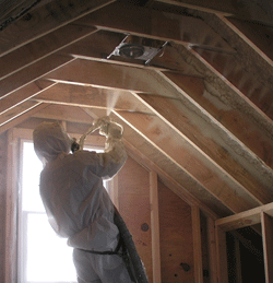 Hampton VA attic spray foam insulation